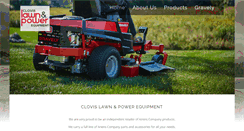 Desktop Screenshot of clovislawnpower.com